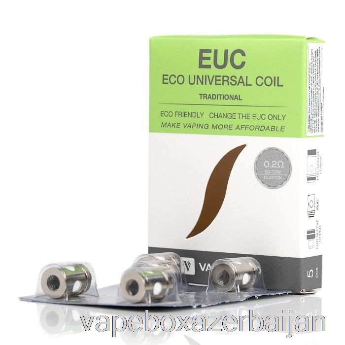 E-Juice Vape Vaporesso EUC Replacement Coils 0.2ohm Traditional EUC Clapton